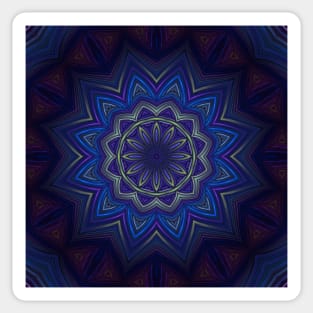 Dark star Mandala Sticker